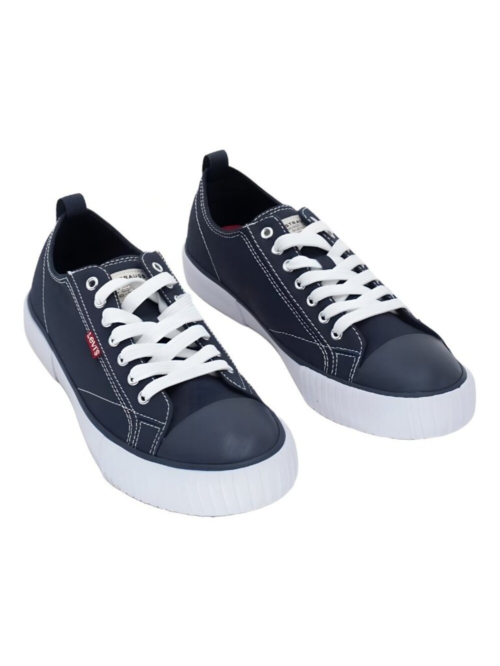 Levis Men's Anikin Canvas Sneaker Navy Size 9M US EU 42.5